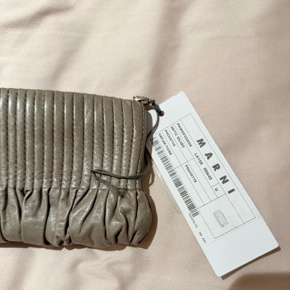 Marni Leather Evening Bag/Clutch, New with Tags (NWT!) - Picture 2 of 3